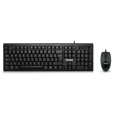 Hamlet KU200 Tastatur & Maus - Home USB Schwarz Hamlet KU200 Tastatur & Maus - Home USB Schwarz