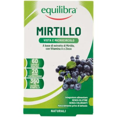 Equilibra Vegicaps Mirtillo - Integratore per gli Occhi Equilibra Vegicaps Mirtillo - Integratore per gli Occhi