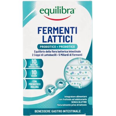 Equilibra Probiotici e Prebiotici - 10 Bustine Equilibra Probiotici e Prebiotici - 10 Bustine