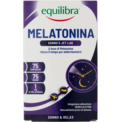 Equilibra Melatonina 75 Compresse - Sonno e Relax Equilibra Melatonina 75 Compresse - Sonno e Relax