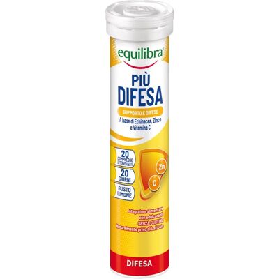 Equilibra Più Difesa Sistema Immunitario Limone 20 Compresse Effervescenti Equilibra Più Difesa Sistema Immunitario Limone 20 Compresse Effervescenti