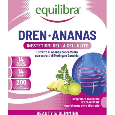 Equilibra Dren-Ananas Soutien Microcirculation - Complément alimentaire - Publicité Equilibra Dren-Ananas Soutien Microcirculation - Complément alimentaire - Publicité