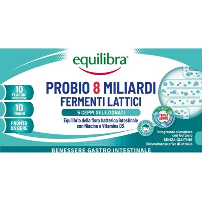 Equilibra Probio 8 Miliardi Fermenti Vivi - Integratore alimentare Equilibra Probio 8 Miliardi Fermenti Vivi - Integratore alimentare