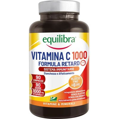 Equilibra Vitamine C 1000 Libération Retardée - Suppléments - Publicité Equilibra Vitamine C 1000 Libération Retardée - Suppléments - Publicité