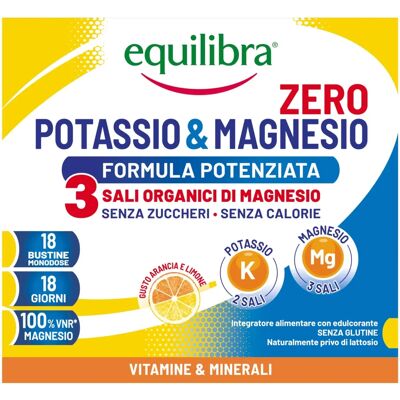 Equilibra Potassio Magnesio Zero - Integratore per Affaticamento Equilibra Potassio Magnesio Zero - Integratore per Affaticamento
