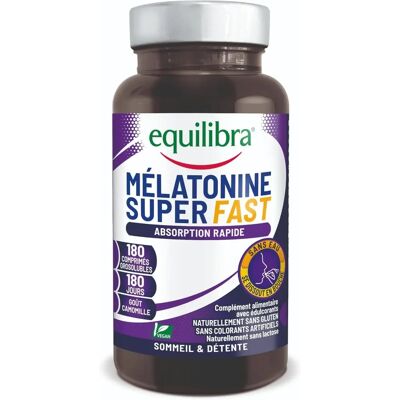 Equilibra Mélatonine Super Fast - Aide au sommeil - Publicité Equilibra Mélatonine Super Fast - Aide au sommeil - Publicité