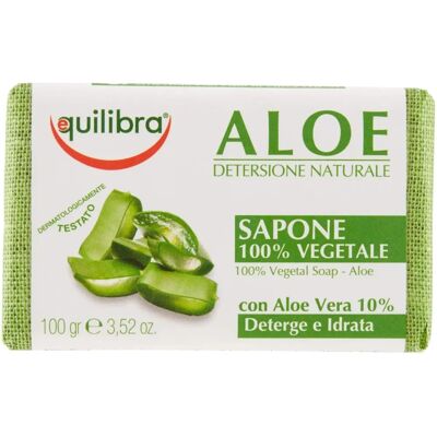 Equilibra Aloe Seife - Sanft, 10% Aloe Vera, Feuchtigkeitsspende - Seife Equilibra Aloe Seife - Sanft, 10% Aloe Vera, Feuchtigkeitsspende - Seife