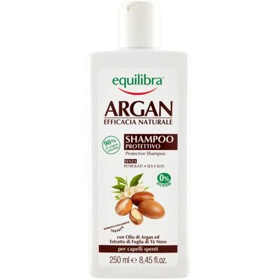 Shampoing Protecteur à l'Argan Equilibra - Soins pour Cheveux Secs et Faibles Shampoing Protecteur à l'Argan Equilibra - Soins pour Cheveux Secs et Faibles