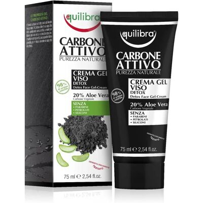 Crème Gel Nettoyante Visage au Charbon Actif - 75ml - Publicité Crème Gel Nettoyante Visage au Charbon Actif - 75ml - Publicité