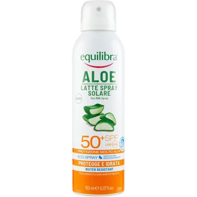 Equilibra Aloe Vera Lait Solaire SPF 50 - Lotion solaire Equilibra Aloe Vera Lait Solaire SPF 50 - Lotion solaire
