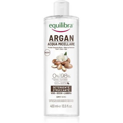Eau Micellaire d'Argan Equilibra - Nettoyant Visage 400ml Eau Micellaire d'Argan Equilibra - Nettoyant Visage 400ml