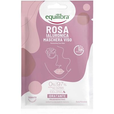 Masque Visage Hydratant Rose - Viscose Naturelle Masque Visage Hydratant Rose - Viscose Naturelle