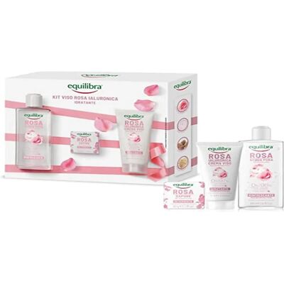 Kit Viso Rosa con Acido Ialuronico - Idratazione Quotidiana Kit Viso Rosa con Acido Ialuronico - Idratazione Quotidiana