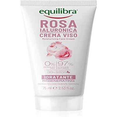 Crème Visage Rosa à l'Acide Hyaluronique - Hydratante, Peau Sensible Crème Visage Rosa à l'Acide Hyaluronique - Hydratante, Peau Sensible