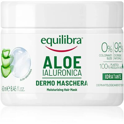 Masque facial à l'acide hyaluronique Equilibra - Hydratant et nourrissant Masque facial à l'acide hyaluronique Equilibra - Hydratant et nourrissant