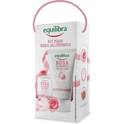 Kit Rosa Ialuronica Equilibra - Cura mani e corpo Kit Rosa Ialuronica Equilibra - Cura mani e corpo