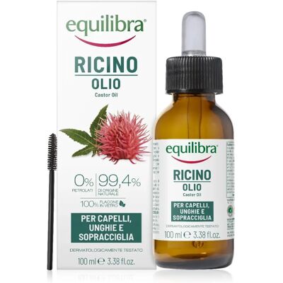 Huile de Ricin Equilibra pour Cheveux, Ongles, Sourcils - Soin Capillaire et des Sourcils Huile de Ricin Equilibra pour Cheveux, Ongles, Sourcils - Soin Capillaire et des Sourcils