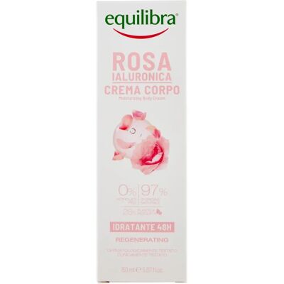 Equilibra Rosa Ialuronica Crème pour le Corps - Hydratante, Non Grasante Equilibra Rosa Ialuronica Crème pour le Corps - Hydratante, Non Grasante