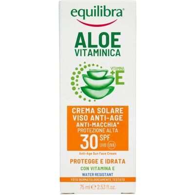 Equilibra Srl Equilibra Aloe Vitaminica Crema Solare Viso SPF 30 - Protezione Solare Equilibra Srl Equilibra Aloe Vitaminica Crema Solare Viso SPF 30 - Protezione Solare
