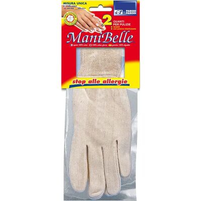 Parodi & Parodi Manibelle Katoenen Handschoenen - Schoonmaak & Tuinieren - 2 Stuks Parodi & Parodi Manibelle Katoenen Handschoenen - Schoonmaak & Tuinieren - 2 Stuks