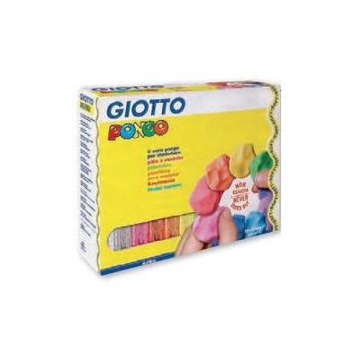 Argilla modellante Giotto Pongo - 12 pezzi, 450 g, Colori assortiti Argilla modellante Giotto Pongo - 12 pezzi, 450 g, Colori assortiti