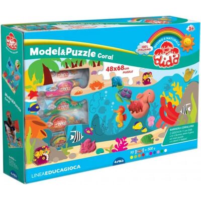 F.I.L.A. 350100 Puzzle - Model i Puzzle Rafy Korallowej dla Dzieci F.I.L.A. 350100 Puzzle - Model i Puzzle Rafy Korallowej dla Dzieci