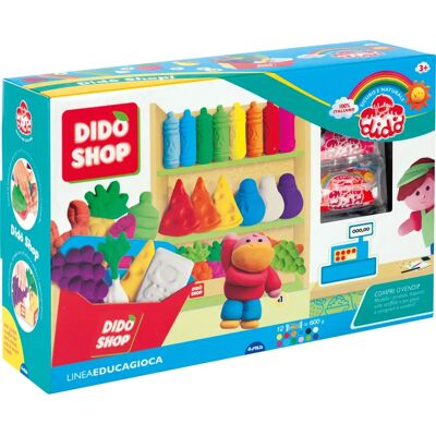 F.I.L.A. Didò Shop Pâte à Modeler - Multicolore - 600g - Modèle de Magasin Jouet F.I.L.A. Didò Shop Pâte à Modeler - Multicolore - 600g - Modèle de Magasin Jouet