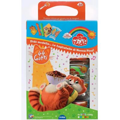 Fila Dido Giocacrea Tagliatelle 44 Gatti - Ensemble de pâte Fila Dido Giocacrea Tagliatelle 44 Gatti - Ensemble de pâte