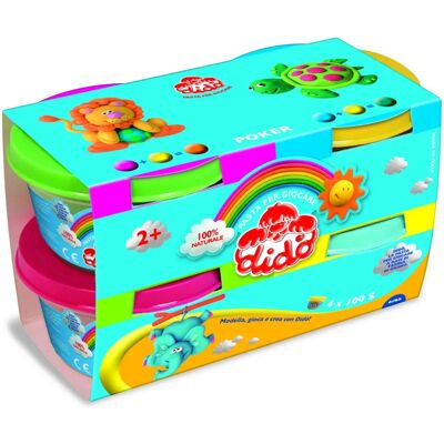 Set di Pasta Modellabile Fila 4 Colori - Tipo di Gioco Set di Pasta Modellabile Fila 4 Colori - Tipo di Gioco