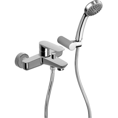 Paini France Nove 09CR105 Miscelatore vasca con kit doccia - Esterno, Regolabile, Design classico Paini France Nove 09CR105 Miscelatore vasca con kit doccia - Esterno, Regolabile, Design classico