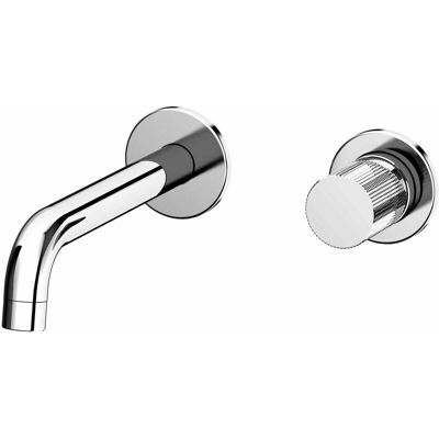 Paini France - Mezclador de lavabo empotrado 20cm Cromo - Grifo para lavabo Paini France - Mezclador de lavabo empotrado 20cm Cromo - Grifo para lavabo