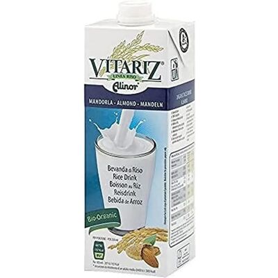 Bebida de arroz con almendras Vitariz - Orgánico, 1000ml Bebida de arroz con almendras Vitariz - Orgánico, 1000ml