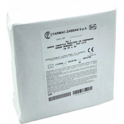Farmac-Zabban Garza Sterile 10x10cm - Benda Farmac-Zabban Garza Sterile 10x10cm - Benda