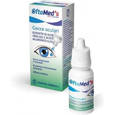 FARMAC-ZABBAN Oftamed's Gocce Oculari Aloe Vera e Acido Ialuronico - 10 ml FARMAC-ZABBAN Oftamed's Gocce Oculari Aloe Vera e Acido Ialuronico - 10 ml