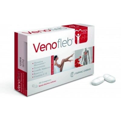 Farmac-Zabban Venofleb - Supporto microcircolazione - 30 Compresse Farmac-Zabban Venofleb - Supporto microcircolazione - 30 Compresse