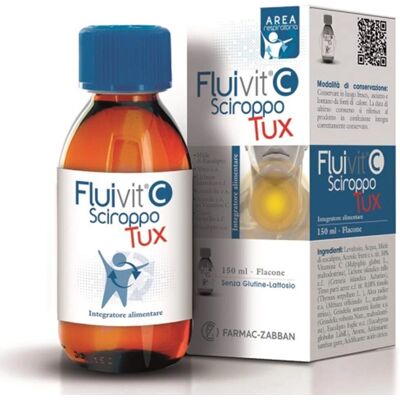 FARMAC-ZABBAN Fluivit TUX Sciroppo - Supporta Immunità e Gola FARMAC-ZABBAN Fluivit TUX Sciroppo - Supporta Immunità e Gola