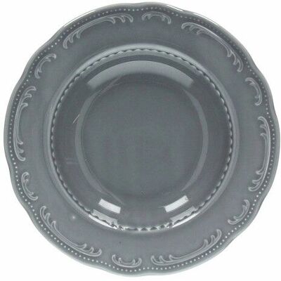 Andrea Fontebasso - VW001230772 - Grigio - Porcellana - Plate Andrea Fontebasso - VW001230772 - Grigio - Porcellana - Plate