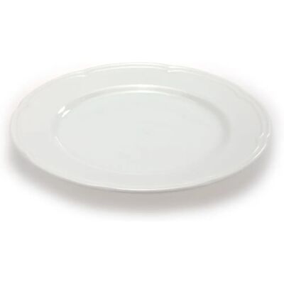 Piatto da Cena Bianco in Porcellana Tognana - 27 cm Piatto da Cena Bianco in Porcellana Tognana - 27 cm
