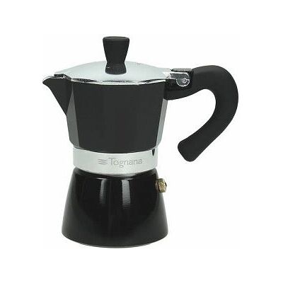 Tognana V4430024702 Cafetière en aluminium - Noir, Argent Tognana V4430024702 Cafetière en aluminium - Noir, Argent