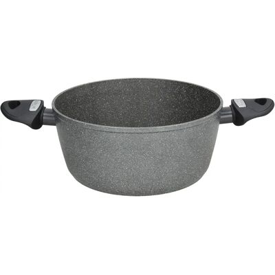 Tognana Porcellane WI75814AMNF Soepketel - 2,28L, Zwart, Grijs Tognana Porcellane WI75814AMNF Soepketel - 2,28L, Zwart, Grijs