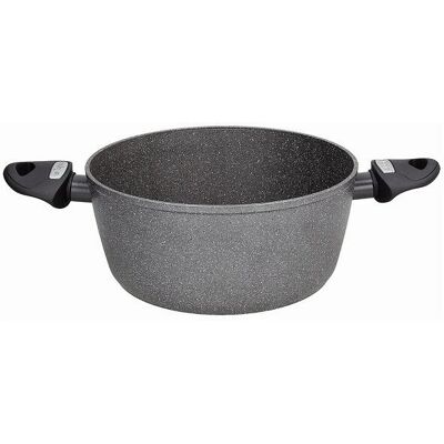 Tognana Porcellane Soepketel - 3,82 L - Zwart, Grijs Aluminium Tognana Porcellane Soepketel - 3,82 L - Zwart, Grijs Aluminium