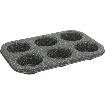 Tognana Porcellane W444455GGBO Bakvorm - 6 Muffins - Rood - Bakvorm Tognana Porcellane W444455GGBO Bakvorm - 6 Muffins - Rood - Bakvorm
