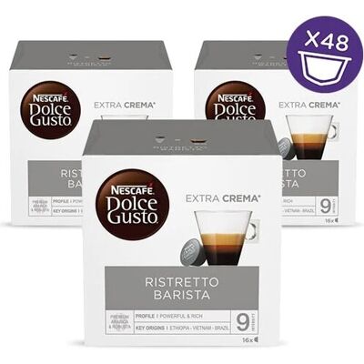 Cápsulas de Café Nescafé Dolce Gusto Ristretto Barista - Tipo de Café Cápsulas de Café Nescafé Dolce Gusto Ristretto Barista - Tipo de Café