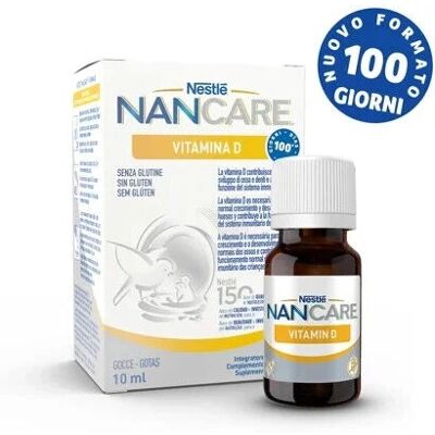 Nestlé Baby&Me NanCare Gocce di Vitamina D - Integratore di vitamina D per neonati Nestlé Baby&Me NanCare Gocce di Vitamina D - Integratore di vitamina D per neonati