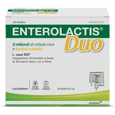 Sofar Enterolactis Duo - Integratore Probiotico per l'Intestino - 20 Bustine Sofar Enterolactis Duo - Integratore Probiotico per l'Intestino - 20 Bustine