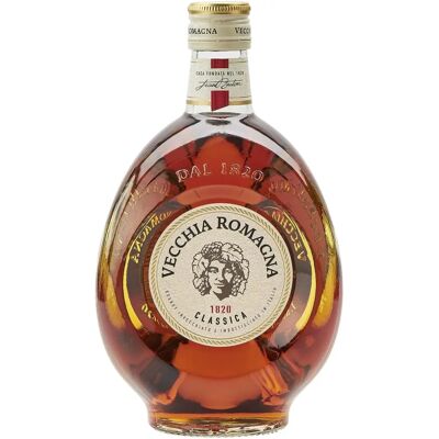 Vecchia Romagna 1820 Classica Brandy - Dunkler Bernstein, Vanille, Lakritz - 37,2% Vol. Vecchia Romagna 1820 Classica Brandy - Dunkler Bernstein, Vanille, Lakritz - 37,2% Vol.