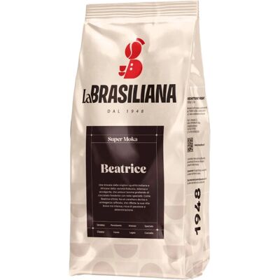 La Brasiliana - Super Moka - 1kg - Robusta - Ziarna kawy La Brasiliana - Super Moka - 1kg - Robusta - Ziarna kawy