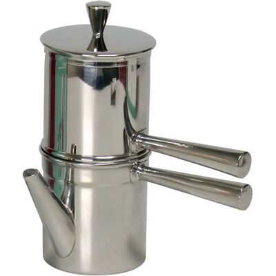 Ilsa Napoletana Koffiezetapparaat - 6 Kopjes - Roestvrij staal Ilsa Napoletana Koffiezetapparaat - 6 Kopjes - Roestvrij staal