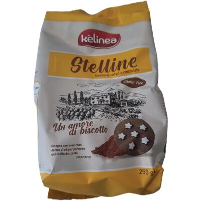 Salpa & Cherubini Srl Kelinea Stelline Biscotti - Biscotti senza glutine con cacao e cioccolato Salpa & Cherubini Srl Kelinea Stelline Biscotti - Biscotti senza glutine con cacao e cioccolato