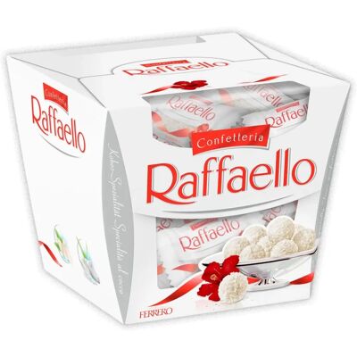 Bonbons à la noix de coco et amandes Ferrero Raffaello - 150g - Publicité Bonbons à la noix de coco et amandes Ferrero Raffaello - 150g - Publicité